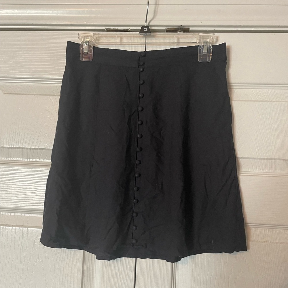 SO Button-Front Skirt